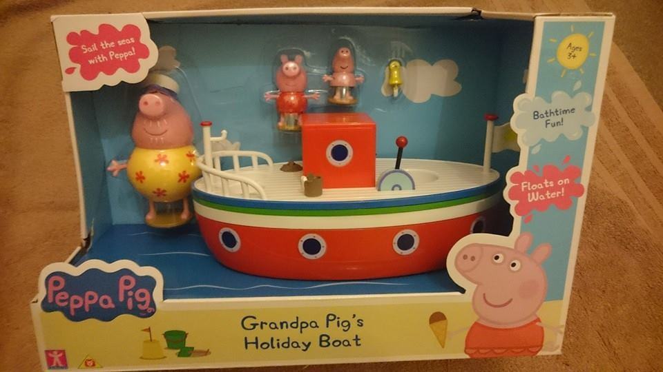 Grandpa Pig's holiday boat